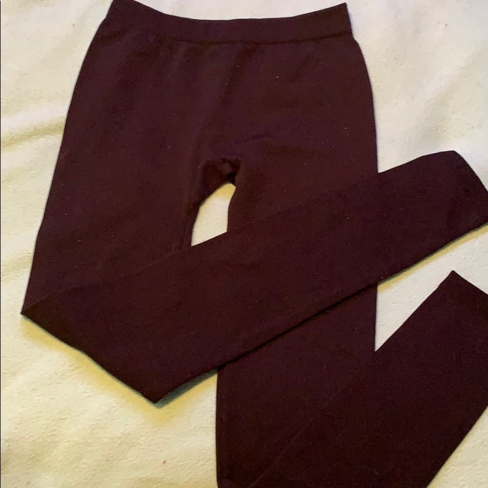Black fleece leggings
